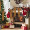 4 Pcs Velvet Christmas Bows 23.5 x 8.7 Inches Large Velvet Christmas Staircase Wreath Bows Rustic Crafts Velvet Bows for Christmas Indoor Outdoor Decoration